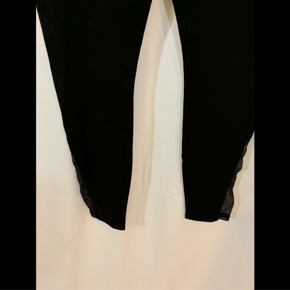 NEW $88 Lysse Eclipse High Waist Lace Panel Leggings‎ in Black [SZ XS ] - Picture 4 of 8